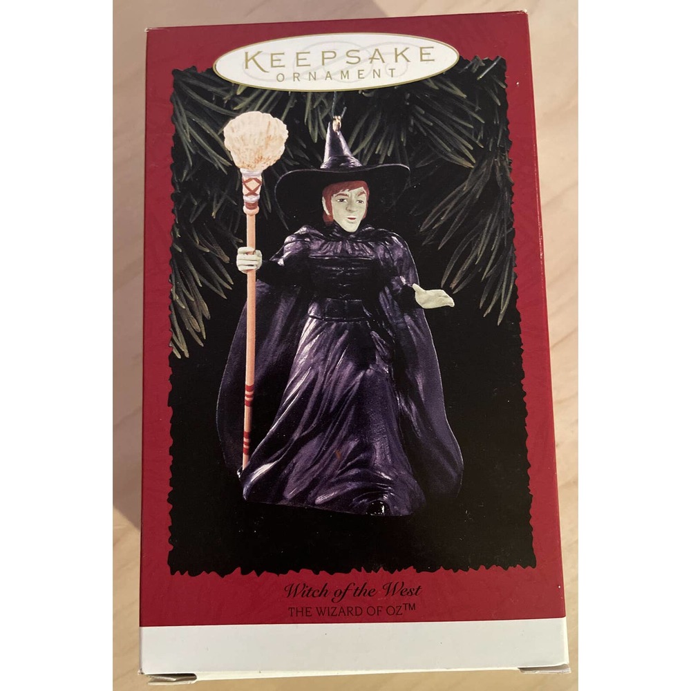 Hallmark Keepsake 1996 'Halloween’ Witch Of The West Ornament NIB